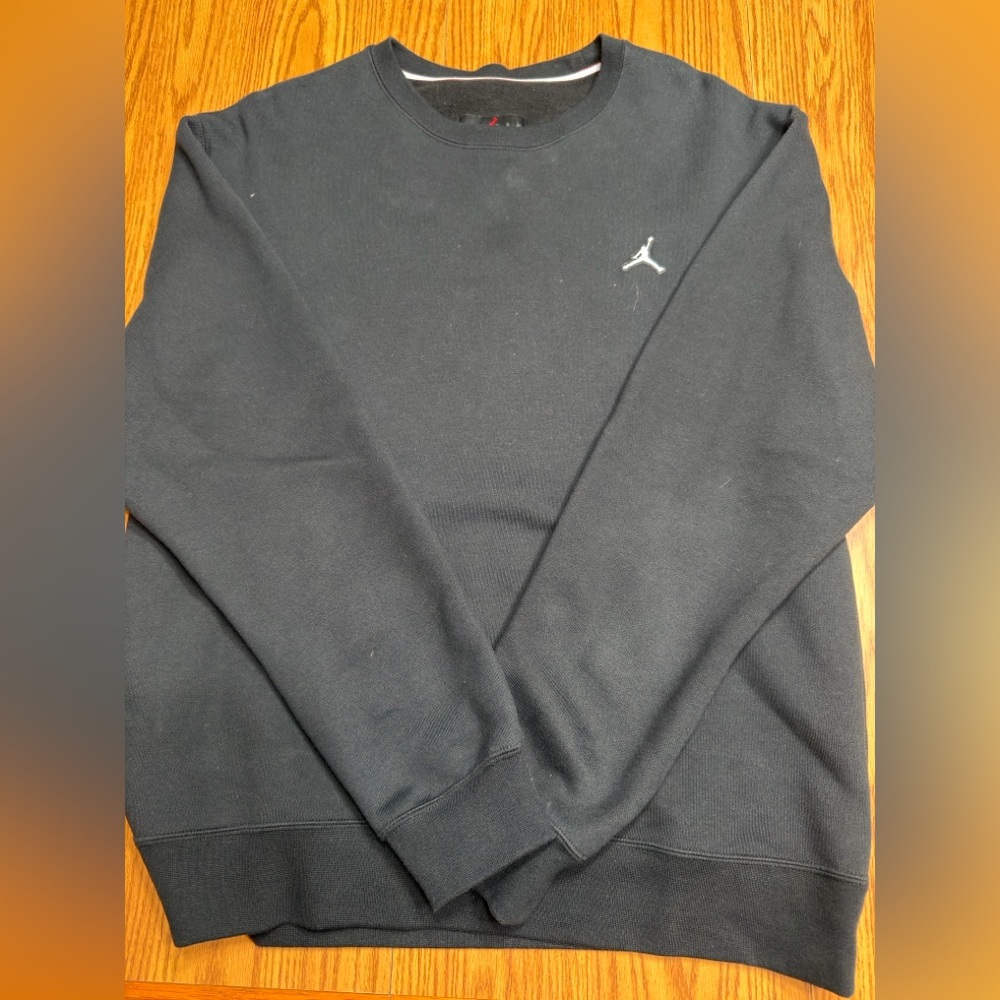 Jordan Black Crewneck Sweater Men's Medium